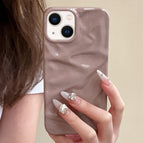 For iPhone 14 Plus / Pink Brown