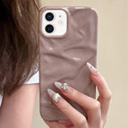 For iPhone 12 / Pink Brown