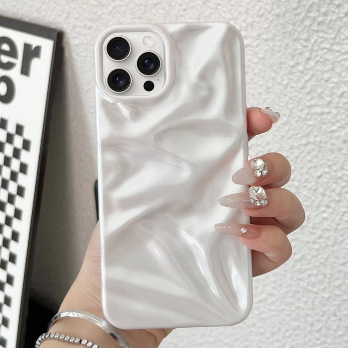 Water Ripple Electroplating Paint TPU Phone Case, For iPhone 16 Pro, For iPhone 16 Plus
