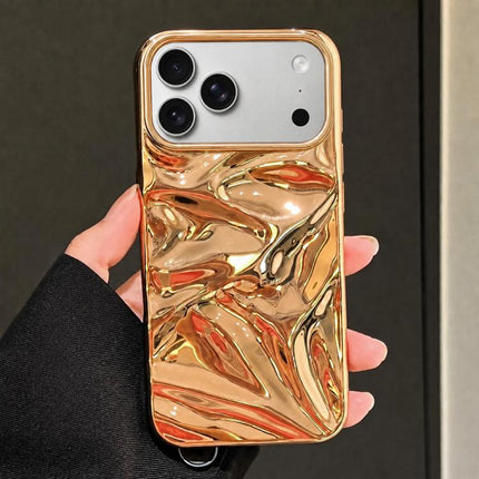 Water Ripple Electroplating Paint TPU Phone Case, For iPhone 18 Pro, For iPhone 18 Pro Max