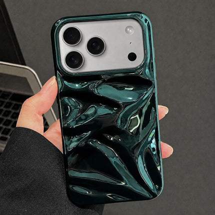 Water Ripple Electroplating Paint TPU Phone Case, For iPhone 17 Pro Max, For iPhone 17 Pro