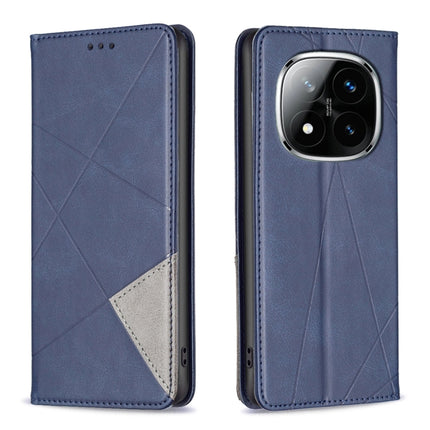 Rhombus Texture Magnetic Leather Phone Case, For Redmi Note 14 4G 163.25mm, For Redmi Note 14 5G, For Redmi Note 14 Pro 5G / Note 14 Pro+ 5G, For Redmi 14C 4G