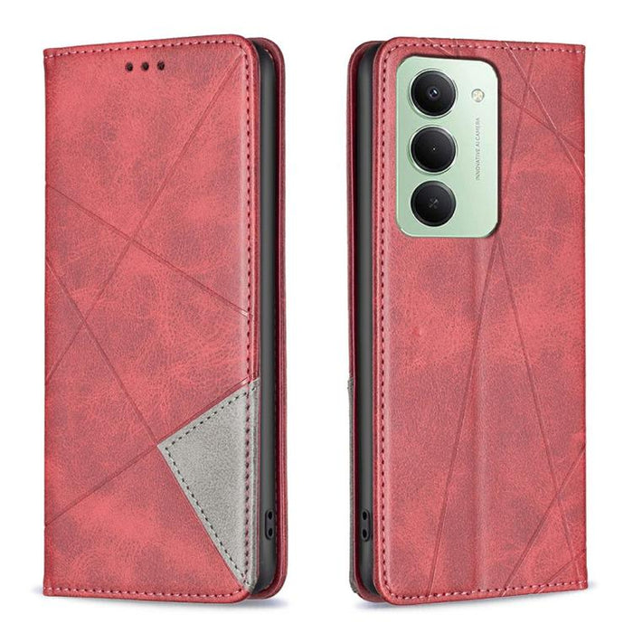 Rhombus Texture Magnetic Leather Phone Case, For Redmi 15 5G Global / 15 4G SEA 169.5mm, For Redmi A5 4G 171.7mm, For Redmi K80 / K80 Pro, For Redmi Note 14 Pro 4G