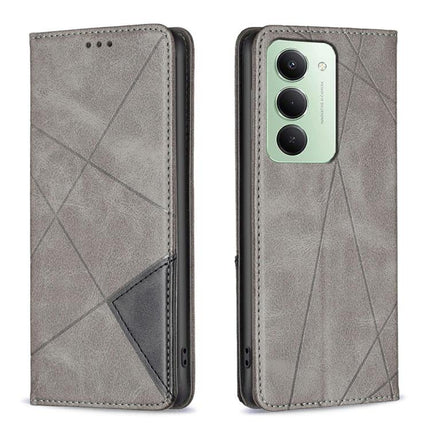 Rhombus Texture Magnetic Leather Phone Case, For Redmi K90 / Poco F8 Pro 5G, For Redmi 15 5G Global / 15 4G SEA 169.5mm, For Redmi A5 4G 171.7mm, For Redmi K80 / K80 Pro