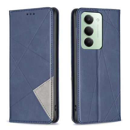 Rhombus Texture Magnetic Leather Phone Case, For Redmi K90 / Poco F8 Pro 5G, For Redmi 15 5G Global / 15 4G SEA 169.5mm, For Redmi A5 4G 171.7mm, For Redmi K80 / K80 Pro