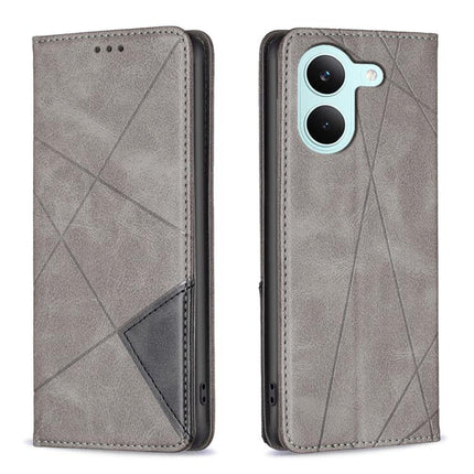 Rhombus Texture Magnetic Leather Phone Case, For Redmi Tubo 5 / Poco X8 Pro 5G, For Redmi Note 15 5G Global 164mm, For Redmi K90 Pro Max/Poco F8 Ultra, For Redmi Note 15 Pro 4G Global 163.2mm