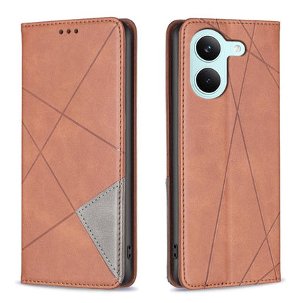 Rhombus Texture Magnetic Leather Phone Case, For Redmi Tubo 5 / Poco X8 Pro 5G, For Redmi Note 15 5G Global 164mm, For Redmi K90 Pro Max/Poco F8 Ultra, For Redmi Note 15 Pro 4G Global 163.2mm