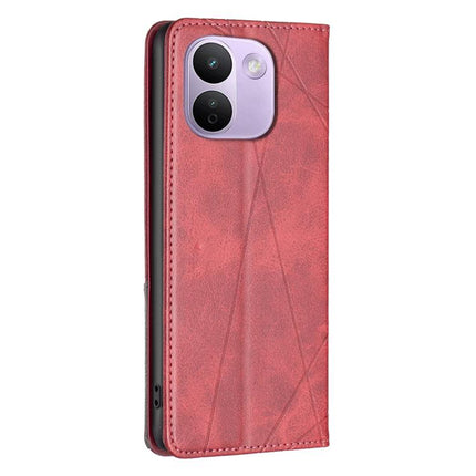 Rhombus Texture Magnetic Leather Phone Case, For Redmi Note 17 Pro+ 5G Global 163mm, For Redmi 17 4G/5G Global 171mm, For Redmi Note 17 4G Global 171mm, For Redmi K90 Max 5G