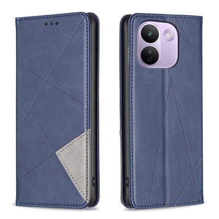 Rhombus Texture Magnetic Leather Phone Case, For Redmi Note 17 Pro+ 5G Global 163mm, For Redmi 17 4G/5G Global 171mm, For Redmi Note 17 4G Global 171mm, For Redmi K90 Max 5G