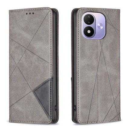 Rhombus Texture Magnetic Leather Phone Case, For Redmi Note 17 Pro+ 5G Global 163mm, For Redmi 17 4G/5G Global 171mm, For Redmi Note 17 4G Global 171mm, For Redmi K90 Max 5G