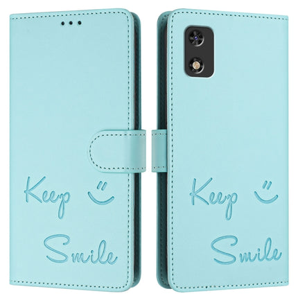 Smile Embossing RFID Leather Phone Case, For itel A23 Pro / A17, For itel P55 5G, For itel RS4 S666LN, For itel S24