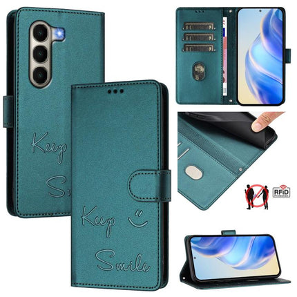 Smile Embossing RFID Leather Phone Case, For itel A200 4G / A200+ 4G, For itel A95 5G, For itel A90 4G, For itel City 100