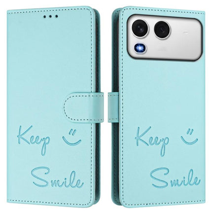 Smile Embossing RFID Leather Phone Case, For itel A200 4G / A200+ 4G, For itel A95 5G, For itel A90 4G, For itel City 100