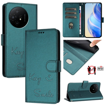Smile Embossing RFID Leather Phone Case, For TCL 50 XL 5G, For TCL 50 XE 5G, For TCL 50 5G, For TCL 50 SE