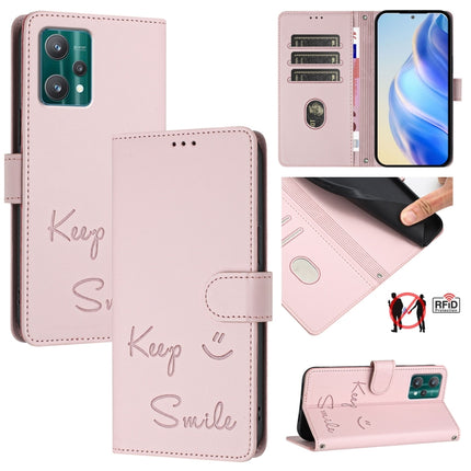 Smile Embossing RFID Leather Phone Case, For Motorola Moto G53 5G/G13 4G/G23 4G, For Motorola Moto E13 4G, For Motorola Moto G73 5G, For Motorola Edge+ 2023/Moto X40
