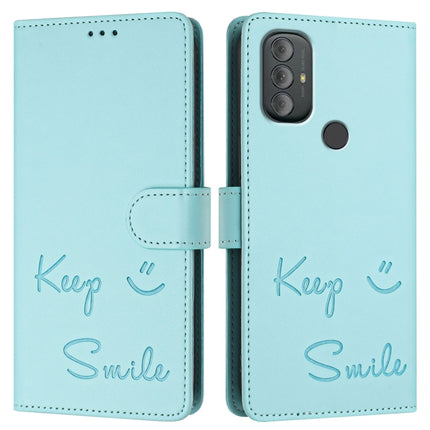 Smile Embossing RFID Leather Phone Case, For Motorola Moto G Power 2022, For Motorola Edge 30 Ultra, For Motorola Moto G71 5G, For Motorola Moto G60/G40 Fusion