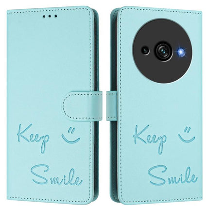 Smile Embossing RFID Leather Phone Case, For Oukitel C59 / C59 Pro, For Oukitel C57s, For Oukitel C53, For Oukitel C50