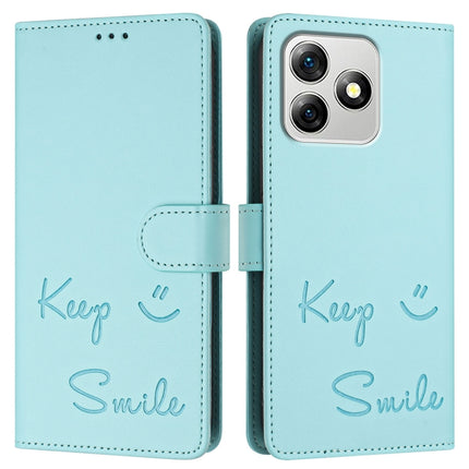 Smile Embossing RFID Leather Phone Case, For Ulefone Note 18 Ultra 5G, For Ulefone Note 14