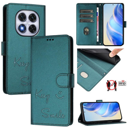 Smile Embossing RFID Leather Phone Case, For Xiaomi 15S Pro 5G, For Xiaomi Poco M7 5G / C75 4G, For Xiaomi Poco X7 5G / Redmi Note 14 Pro 5G, For Xiaomi 15 Ultra