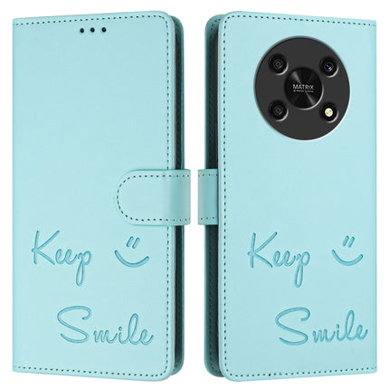 Smile Embossing RFID Leather Phone Case, For Honor X30 5G/X9 5G/X9 4G, For Honor X40i 5G, For Honor 70 Pro 5G, For Honor 70 5G