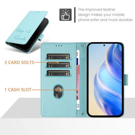 Smile Embossing RFID Leather Phone Case, For Honor Play6T Pro 5G, For Honor X8 4G/X30i 5G, For Honor 60 SE 5G, For Honor 60 Pro 5G