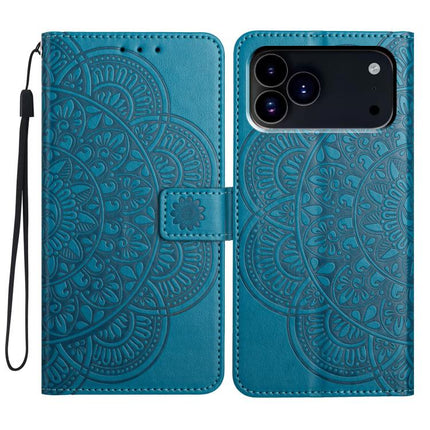 Flower Embossed Leather Phone Case, For iPhone 17 Pro, For iPhone 17, For iPhone Air, For iPhone 16 Pro Max