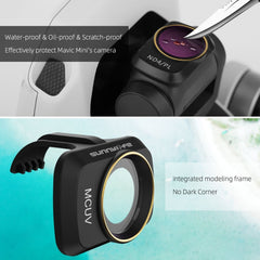 Sunnylife MM-FI9256 For DJI Mavic mini 4 In 1 Drone ND4+ND8+ND16+ND32 Lens Filter, ND4+ND8+ND16+ND32