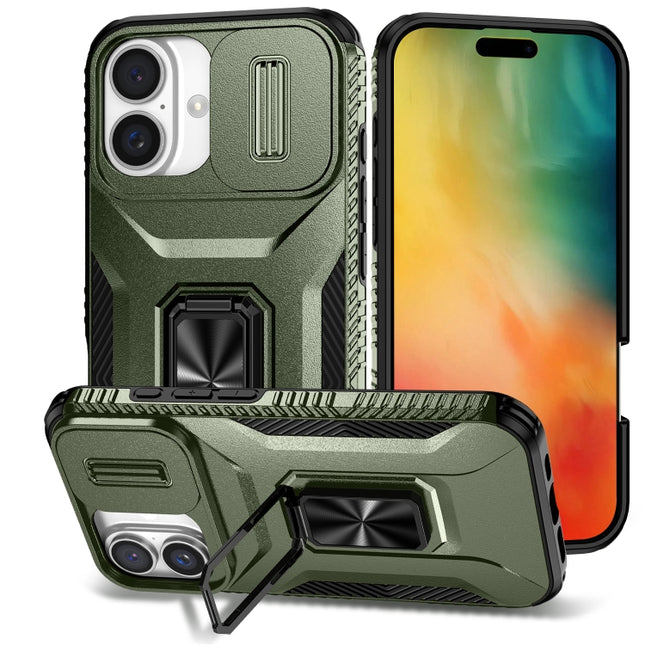 Sliding Camshield Holder Phone Case, For iPhone 16 Plus, For iPhone 16, For iPhone 11 Pro Max