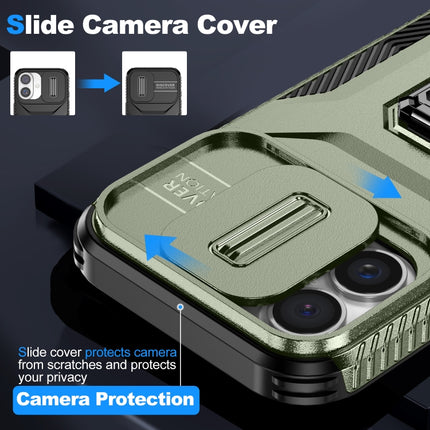 Sliding Camshield Holder Phone Case, For iPhone 16 Plus, For iPhone 16, For iPhone 11 Pro Max