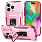 For iPhone 16 Pro Max / Pink + Rose Red