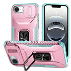 For iPhone 17e / 16e / Grey Green + Pink