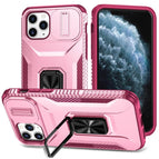 For iPhone 11 Pro / Pink + Rose Red