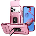 For iPhone 17 Pro Max / Pink + Rose Red