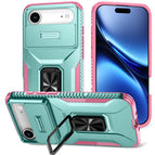 For iPhone Air / Pink + Grey Green