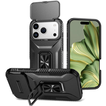 Sliding Camshield Holder Phone Case, For iPhone 18 Pro, For iPhone 18 Pro Max, For iPhone 17e / 16e