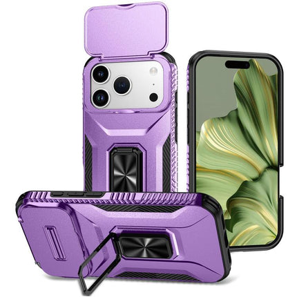 Sliding Camshield Holder Phone Case, For iPhone 18 Pro, For iPhone 18 Pro Max, For iPhone 17e / 16e