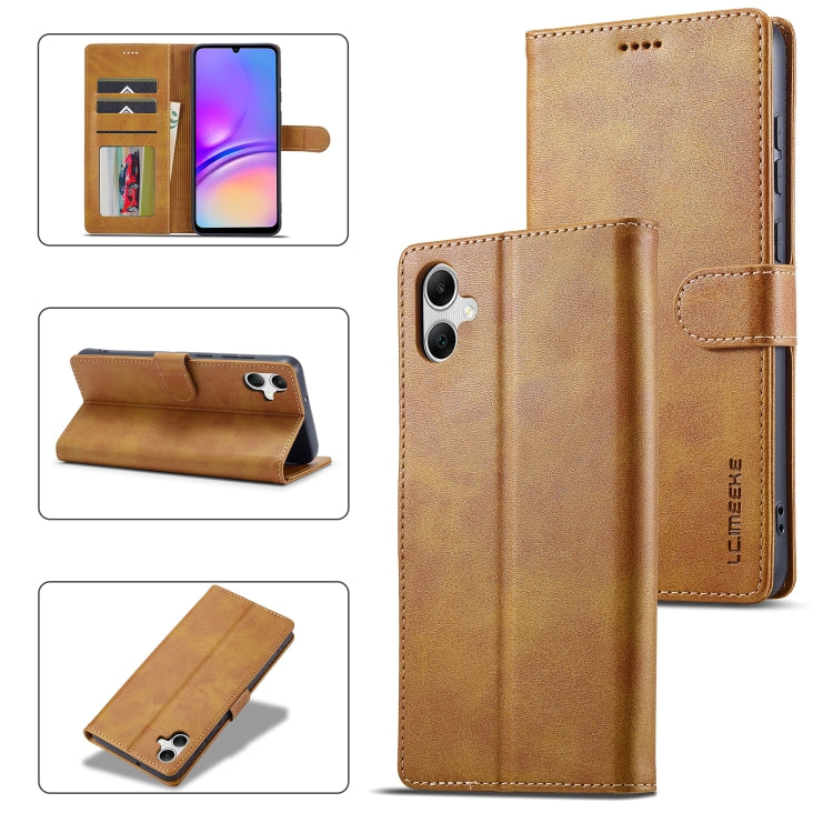 LC.IMEEKE Calf Texture Leather Phone Case, For Samsung Galaxy A36 5G, For Samsung Galaxy A16 5G, For Samsung Galaxy A06 4G