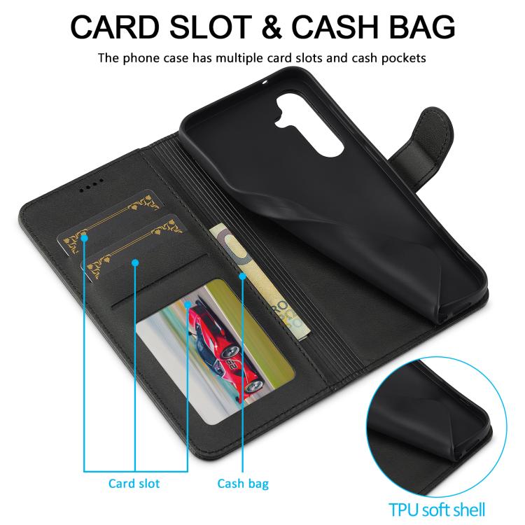 LC.IMEEKE Calf Texture Leather Phone Case, For Samsung Galaxy A36 5G, For Samsung Galaxy A16 5G, For Samsung Galaxy A06 4G