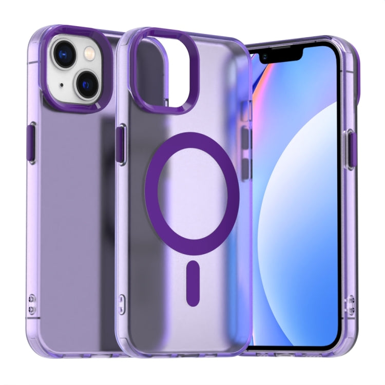 Candy Magsafe PC Hybrid TPU Phone Case, For iPhone 15, For iPhone 14 Plus, For iPhone 14