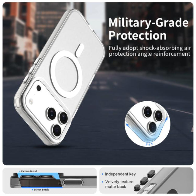 Candy Magsafe PC Hybrid TPU Phone Case, For iPhone 17 Pro, For iPhone 17 Pro C-type, For iPhone 17