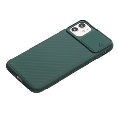 Sliding Camera Cover Design Twill Anti-Slip TPU Case, For iPhone 12 mini, For iPhone 12 / 12 Pro, For iPhone 12 Pro Max