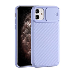 Sliding Camera Cover Design Twill Anti-Slip TPU Case, For iPhone 12 mini, For iPhone 12 / 12 Pro, For iPhone 12 Pro Max