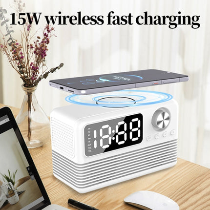 BT509 LED Bluetooth 5.3 Speaker Alarm Clock Music Display Radio