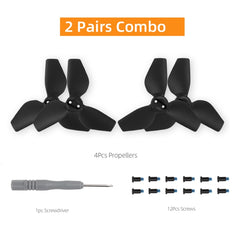 For DJI Neo Sunnylife 2016S Drone Color 3-Blade Propeller, 2 pairs