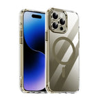 For iPhone 15 Pro / Clear Gold