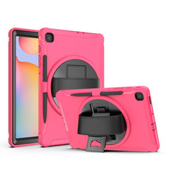 360 Degree Rotation PC+TPU Protective Cover with Holder & Hand Strap & Pen Slot, For Samsung Galaxy Tab A 8.4 (2020) T307, For Samsung Galaxy Tab S6 Lite, For iPad Pro 12.9 inch (2020), For iPad 10.2