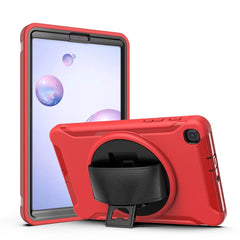 360 Degree Rotation PC+TPU Protective Cover with Holder & Hand Strap & Pen Slot, For Samsung Galaxy Tab A 8.4 (2020) T307, For Samsung Galaxy Tab S6 Lite, For iPad Pro 12.9 inch (2020), For iPad 10.2