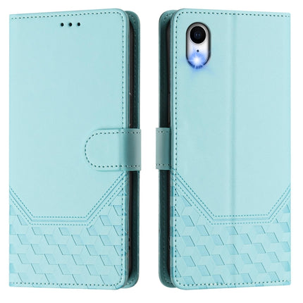 Honeycomb Embossing RFID Leather Phone Case, For iPhone XR, For iPhone XS Max, For iPhone 8 Plus / 7 Plus