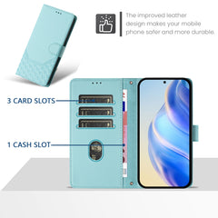 Honeycomb Embossing RFID Leather Phone Case