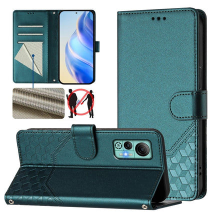 Honeycomb Embossing RFID Leather Phone Case, For Ulefone Note 17 Pro, For Ulefone Note 18 Ultra, For Ulefone Note 14